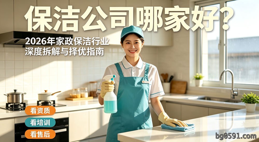保洁公司哪家好？2026年家政保洁行业深度拆解与择优指南